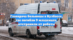 Глава Кузбасса Середюк отстранил главврача роддома после гибели девяти младенцев