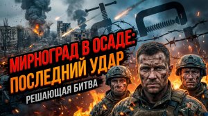 🏙️💥 «Котел» для Мирнограда: Последние новости с фронта. Почему город оказался в тисках