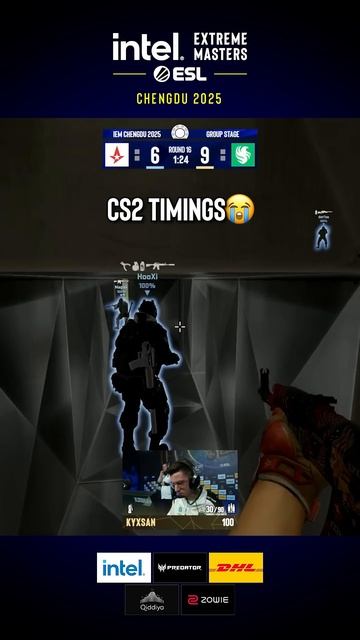 Лучшие моменты - невероятный тайминг в CS2 #cs2 #counter strike #кс #donk #team spirit #monesy смотреть онлайн