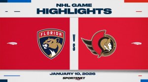 11.01.2026 | ОБЗОР МАТЧА | Оттава Сенаторз - Флорида Пантерз | Highlights