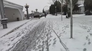 Анапа.Январь.Снег