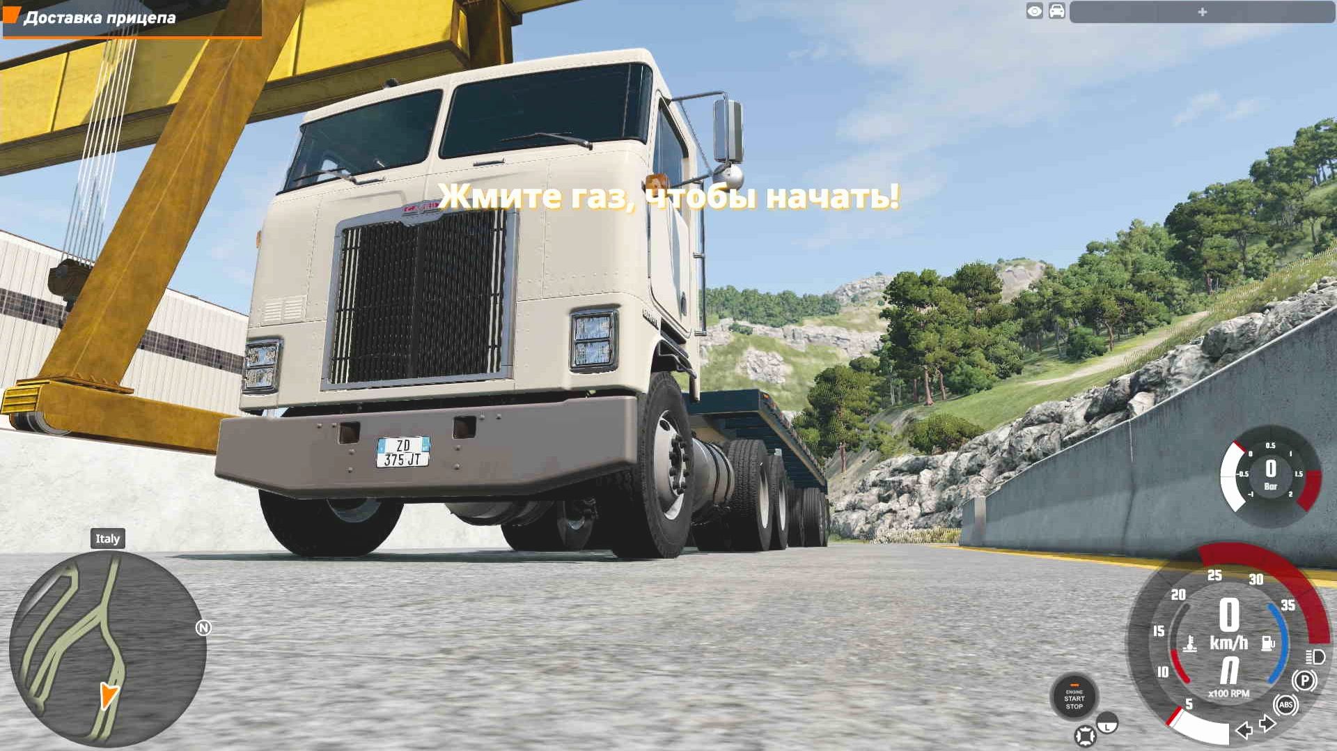 VR режим - American truck simulator - Реальность Виртуальная - 040 - на руле MOZA R5 смотреть онлайн