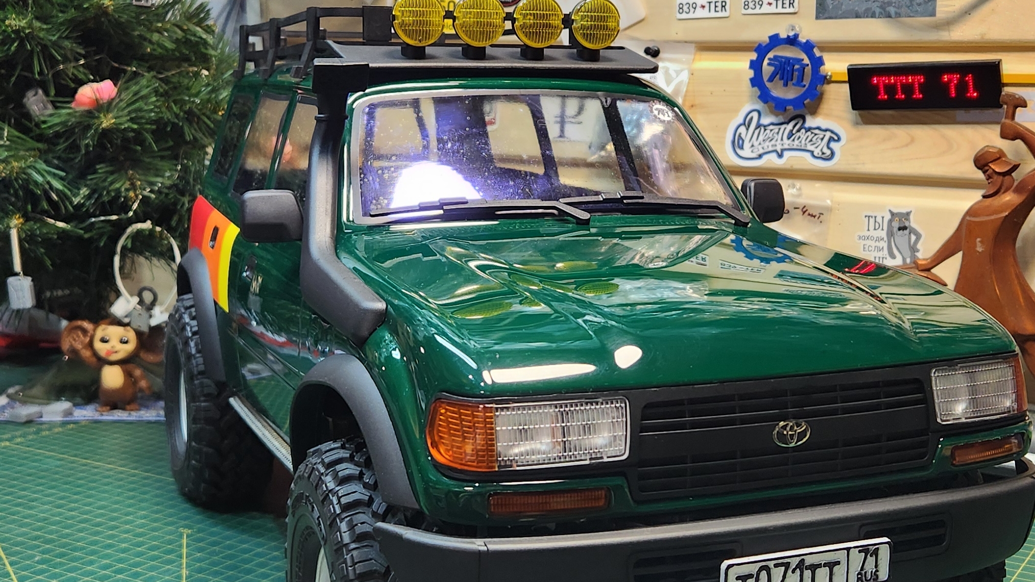 Мой новый крузак. Fms fcx10 pro. Из blazer k5 в  lc80 смотреть онлайн