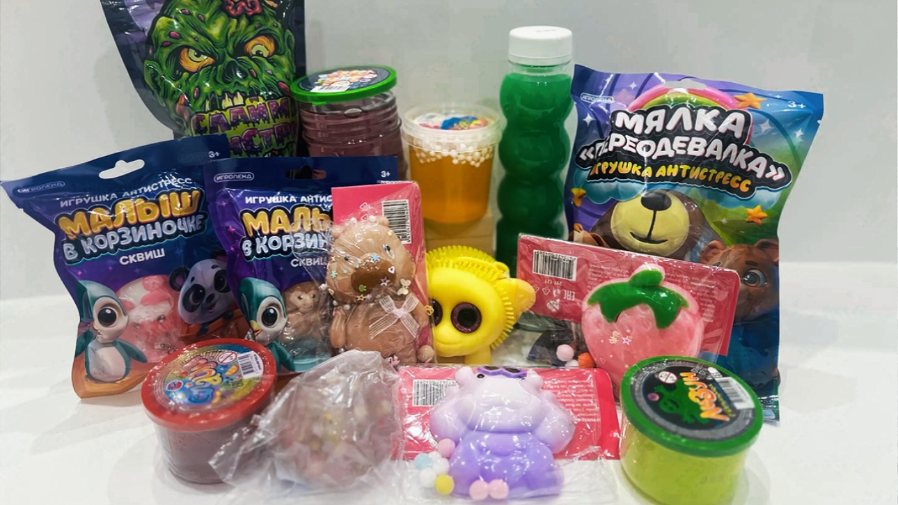 Мультики для детей и малышей, разноцветные слаймы, антистрессы и лизуны, мультфильмы для детей смотреть онлайн