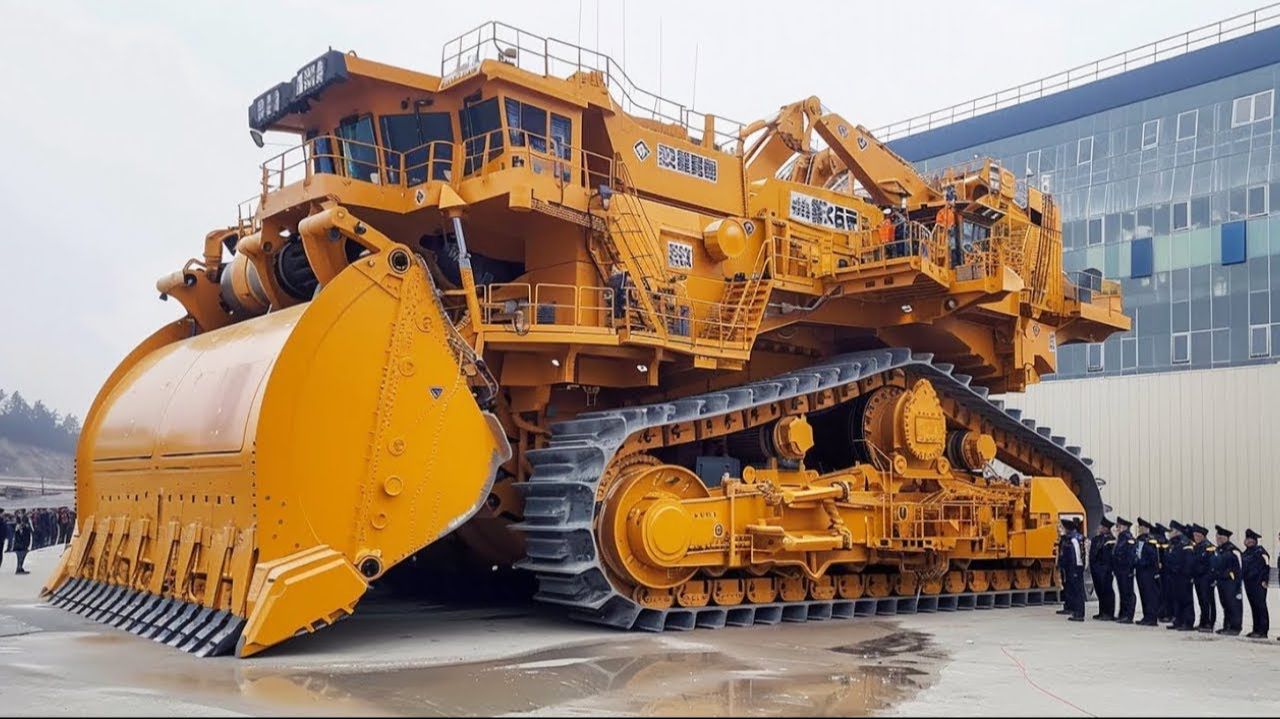 ЭТОТ ОГРОМНЕЙШИЙ БУЛЬДОЗЕР ПОБИЛ ВСЕ РЕКОРДЫ смотреть онлайн