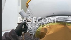 Точечный ремонт с помощью Iwata  LPH 80