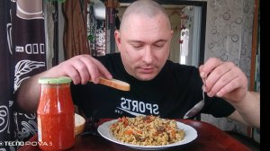 мукбанг/вкусняшки/Плов с говядиной/