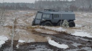 6-ти колесный гибридный вездеход БРо