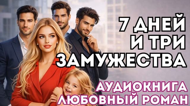 АУДИОКНИГА ЛЮБОВНЫЙ РОМАН: 7 ДНЕЙ И ТРИ ЗАМУЖЕСТВА СЛУШАТЬ смотреть онлайн
