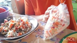 Готовлю мясо с овощами