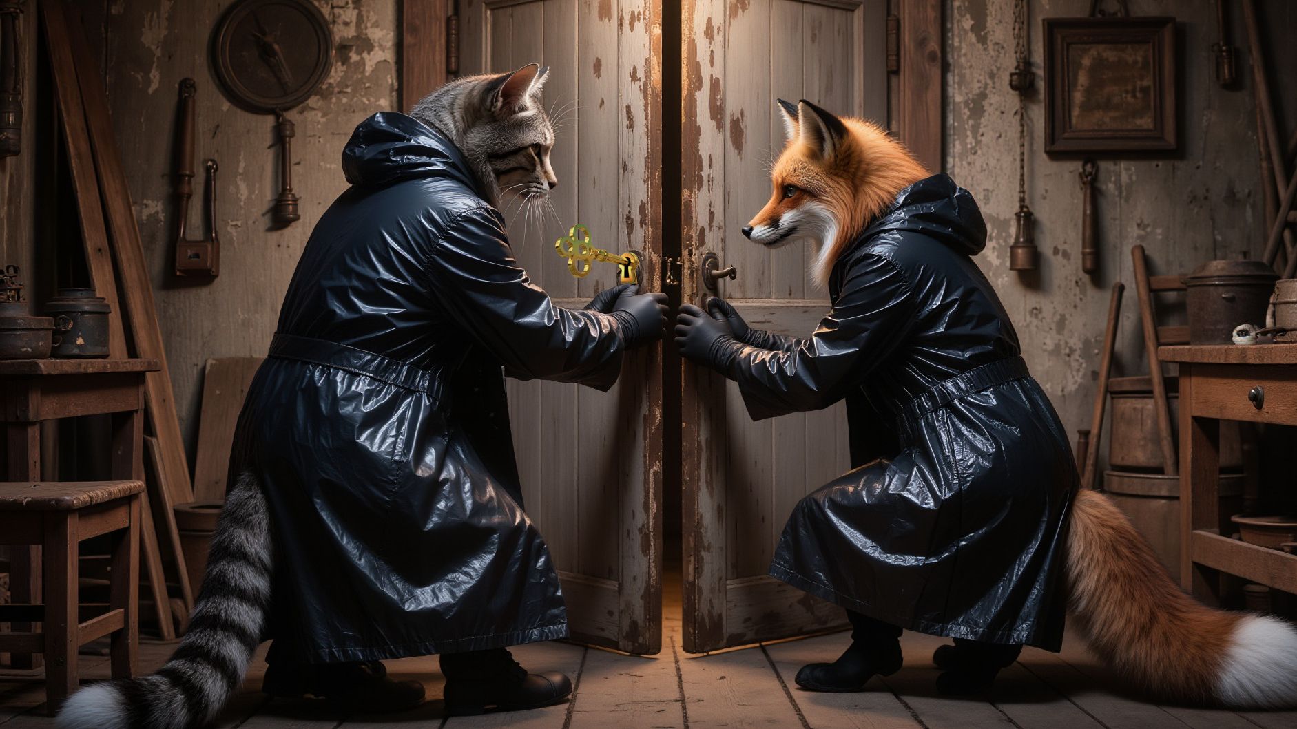 Алиса и Базилио днём служат в полиции, а по ночам выходят на дело _ AI cabaret rock фантасмагория смотреть онлайн