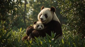 Панды. Выхаживание панды за 20 дней. От розовых комочков до пушистых мишек!