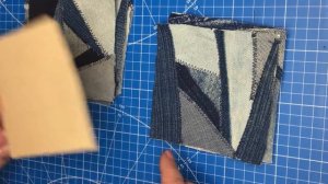 Полезная вещь из джинсовых обрезков