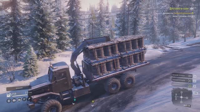 SnowRunner Доставка в горы смотреть онлайн