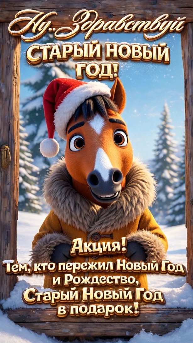 Со старым новым годом 🎄🎄🎄 Всех я поздравляю 🎉🥳 смотреть онлайн