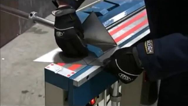 Листогиб электромагнитный Metalmaster MEB для производства воздуховодов смотреть онлайн