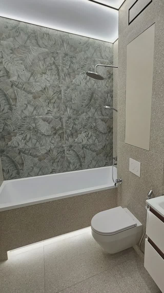 Свет ванной. Секреты дизайна и монтажа потолка!  #витионгруп #дизайнинтерьера #ремонтквартир смотреть онлайн