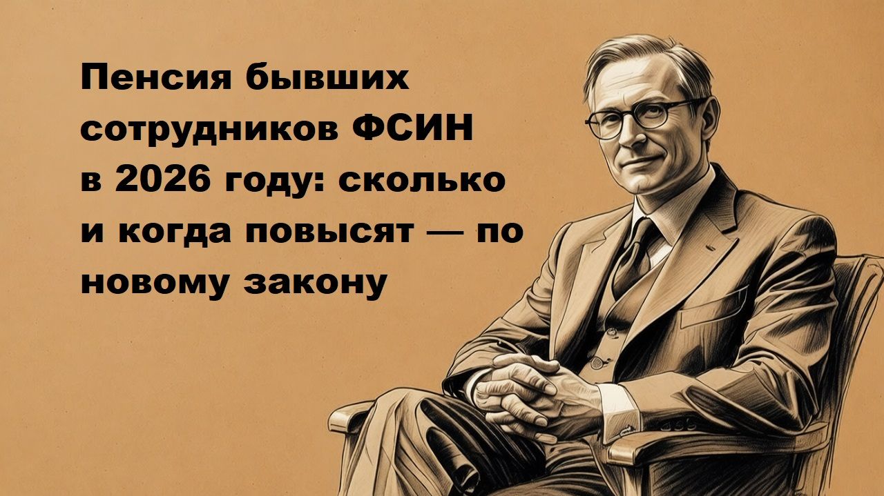 Индексация пенсий в 2026 году пенсионерам ФСИН смотреть онлайн