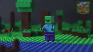 Lego Minecraft Атака зомби. Мультики для детей