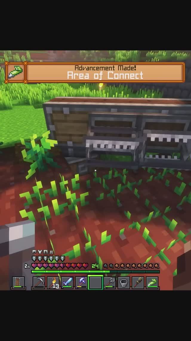 Автоферма сама собирает урожай Create mod №25 #minecraft #100days смотреть онлайн