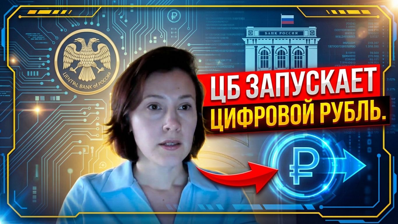 Массовое внедрение цифрового рубля в РФ в 2026 году | Наличные отменяются? смотреть онлайн