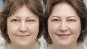 Полное преображение😍Перманентный макияж бровей и губ для Возрастной кожи🔥