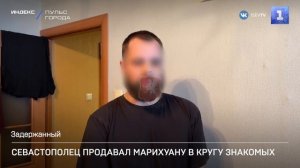 Севастополец продавал марихуану в кругу знакомых