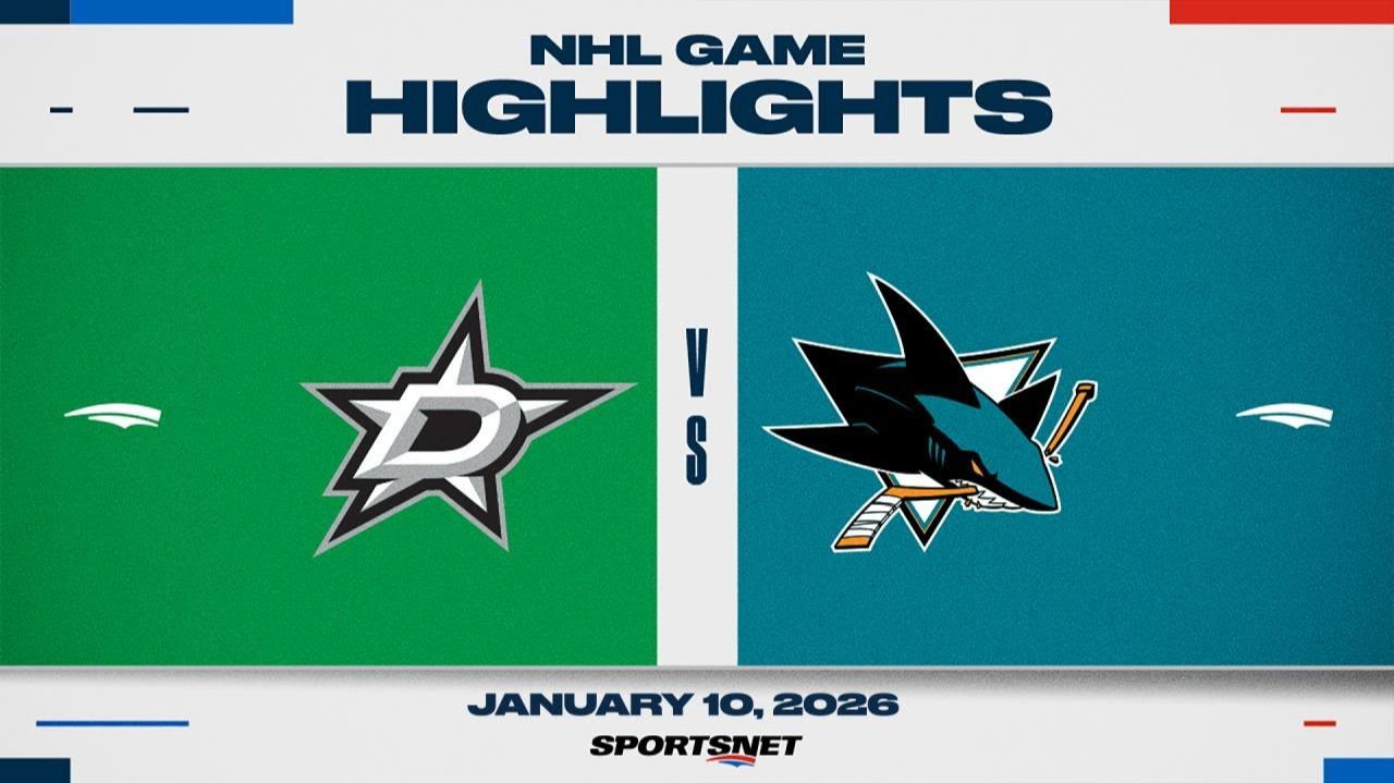 11.01.2026 | ОБЗОР МАТЧА | Сан-Хосе Шаркс - Даллас Старз | Highlights смотреть онлайн