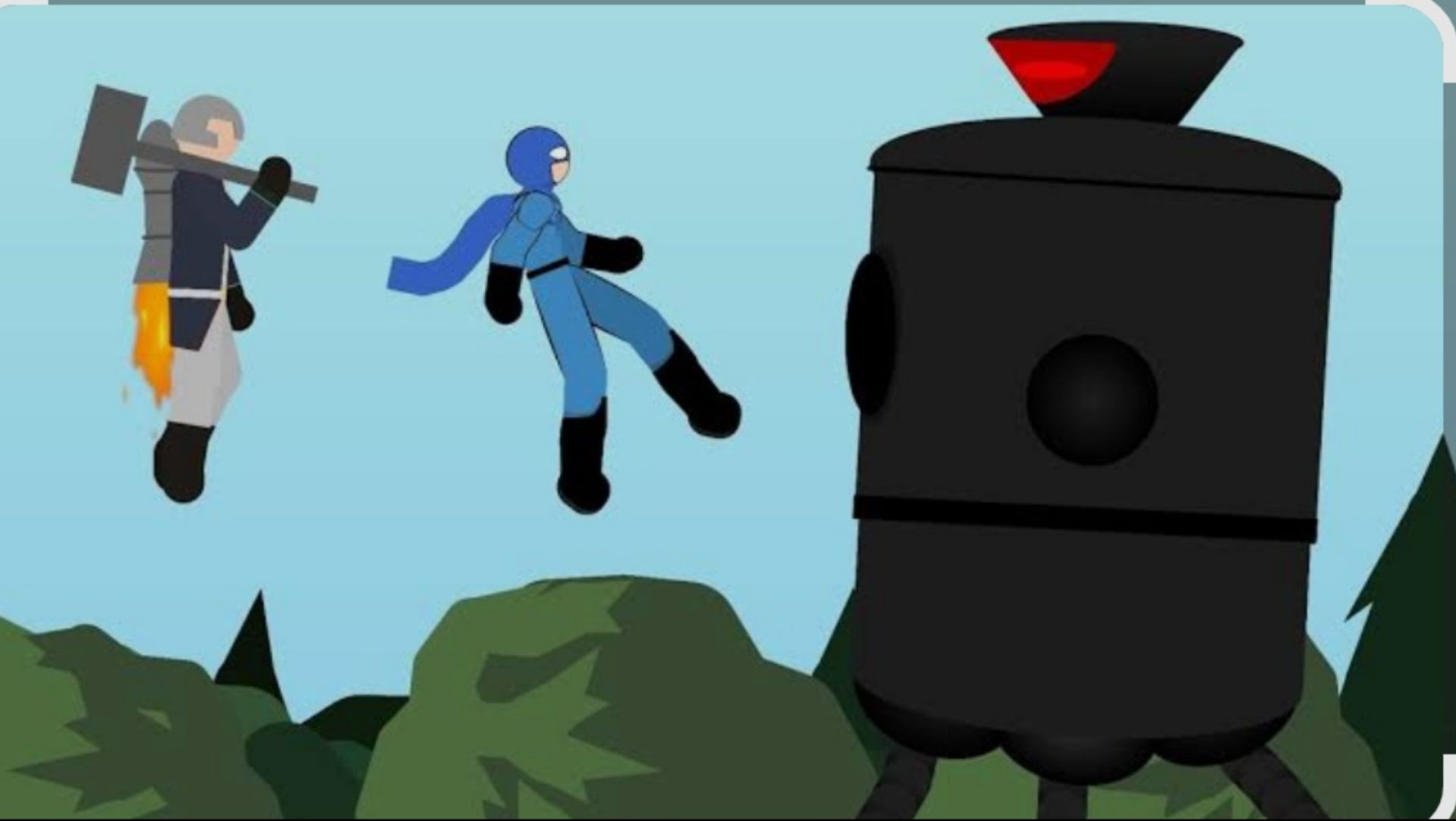 Омнидроид V.X 3 против Суперов Суперсемейка  Stick Nodes