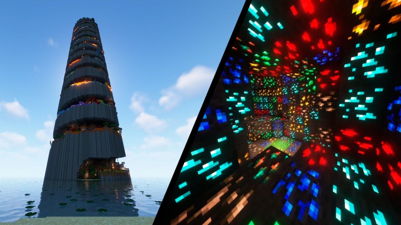 Играем в Майнкрафт карта Parkour-Spiral-3 Прохождение! (1 часть) смотреть онлайн