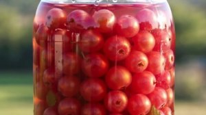 КОМПОТ ИЗ КРАСНОЙ СМОРОДИНЫ