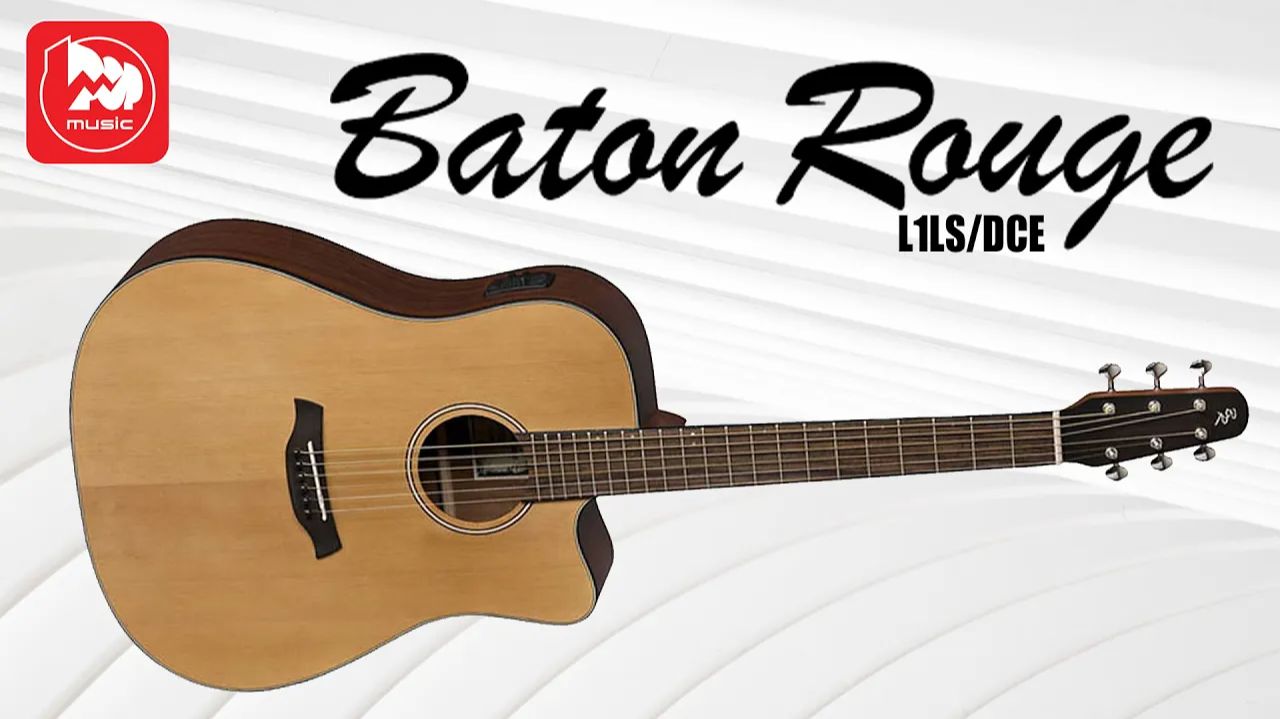 BATON ROUGE L1LS⧸DCE - электроакустическая гитара дредноут смотреть онлайн