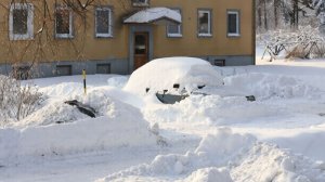 Санкт-Петербург утопает в сугробах после циклон «Фрэнсис»