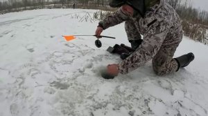 ПОПАЛ НА ЖОР ЩУКИ!! РЫБАЛКА НА ЖЕРЛИЦЫ.ЗИМНЯЯ РЫБАЛКА НА ЩУКУ