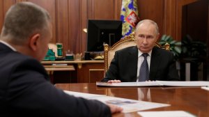 Владимир Путин встретился с губернатором Ярославской области М.Евраевым, Кремль, 3 января 2026 года