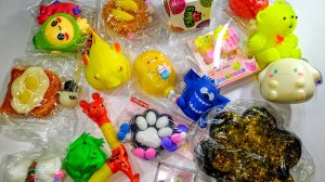 АСМР СКВИШИ лапки 🐾 приятные звуки АСМР сквишей и антистрессов 🥰 режу СКВИШИ