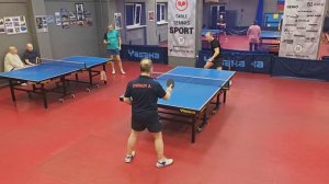 Звергздин А. (680) - Чирков А. (700) 08.01 настольный теннис Любительский турнир