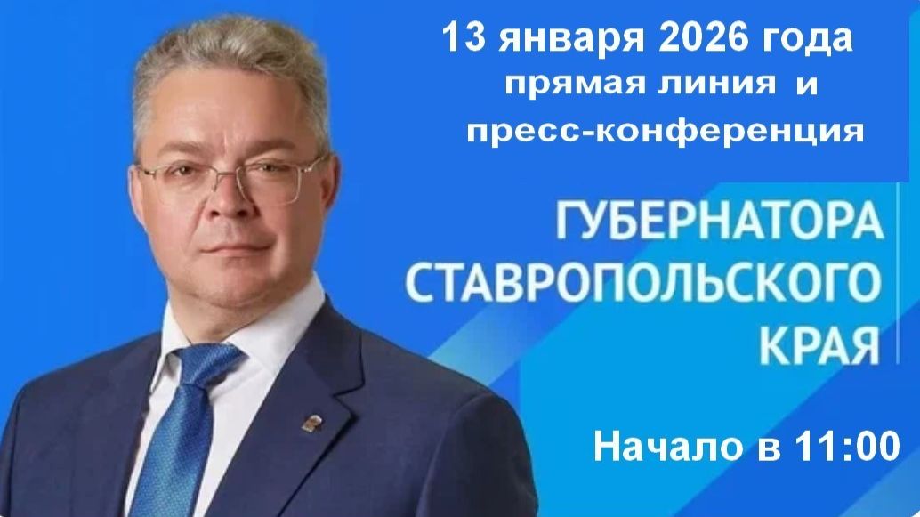 Губернатор Владимир Владимиров проводит прямую линию и пресс-конференцию смотреть онлайн