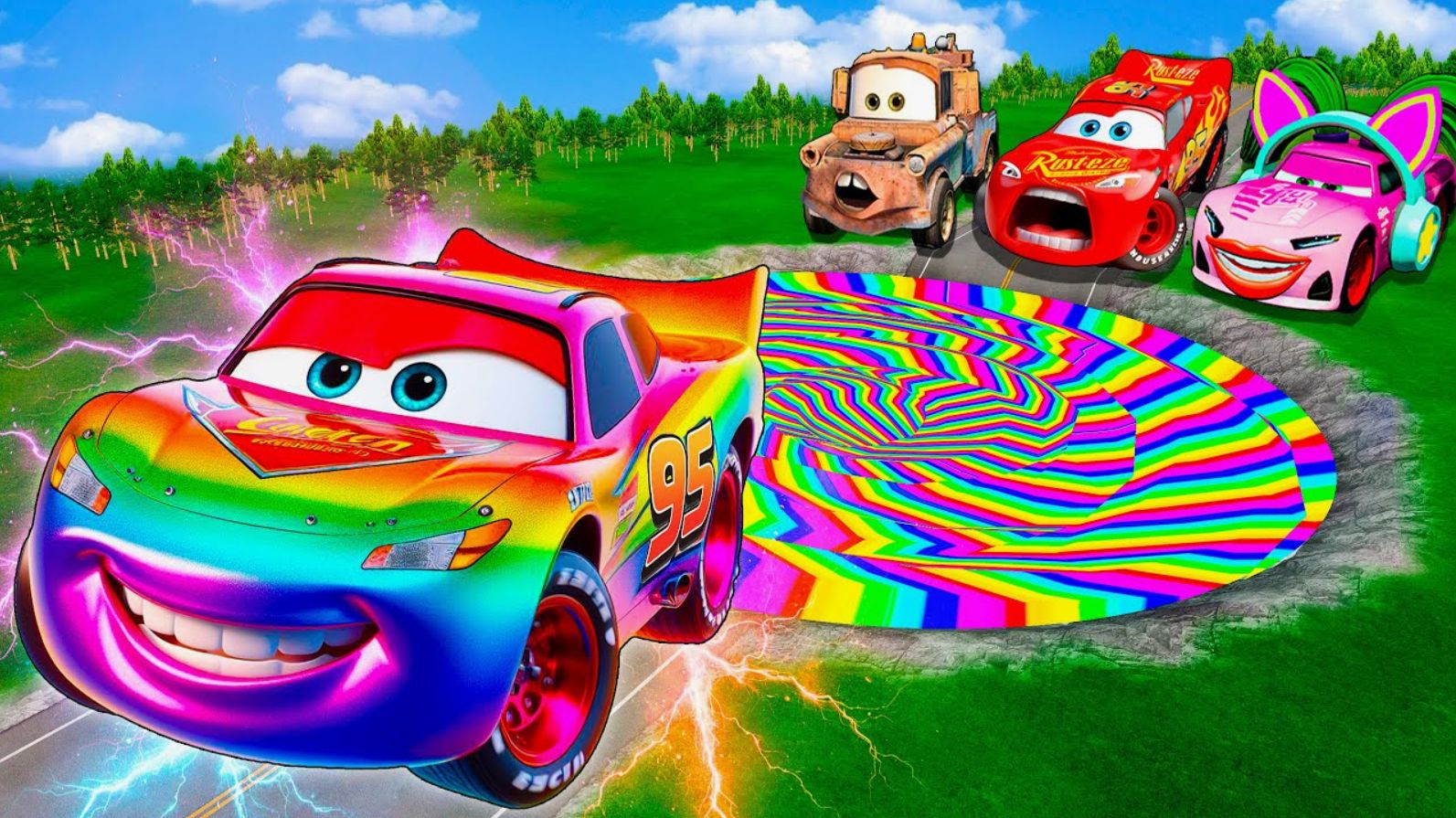 ВОТ ЭТО ДА! МОЛНИЯ МАКВИН СВЕТИТСЯ В ТЕМНОТЕ? Распаковка и набора ИГРУШЕК ДЛЯ ДЕТЕЙ! смотреть онлайн