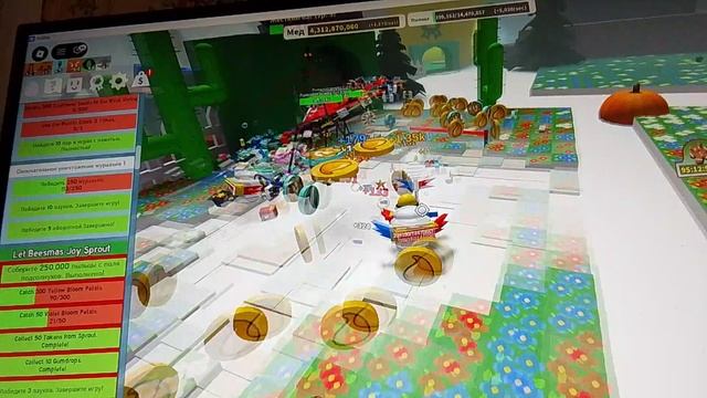 играем в bee swarm simulator 2часть (сразился против стик бага и набрал 1 миллионов очков) смотреть онлайн