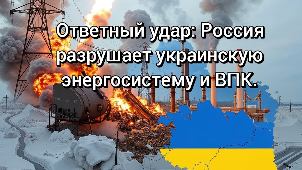 Неминуемый ответ: Российские ВС нанесли удар по украинской энергетике и оборонке. смотреть онлайн
