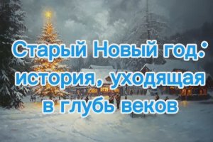Немного об истории и традициях празднования Нового года по старому стилю! 🎄🎄🎄#мирувлечений