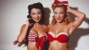 Beautiful Vintage girls AI - Винтажные красивые девушки ИИ