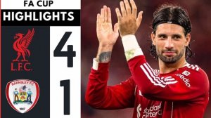 "Ливерпуль" - "Барнсли" 4:1 – Голы и основные моменты | Кубок Англии 2025