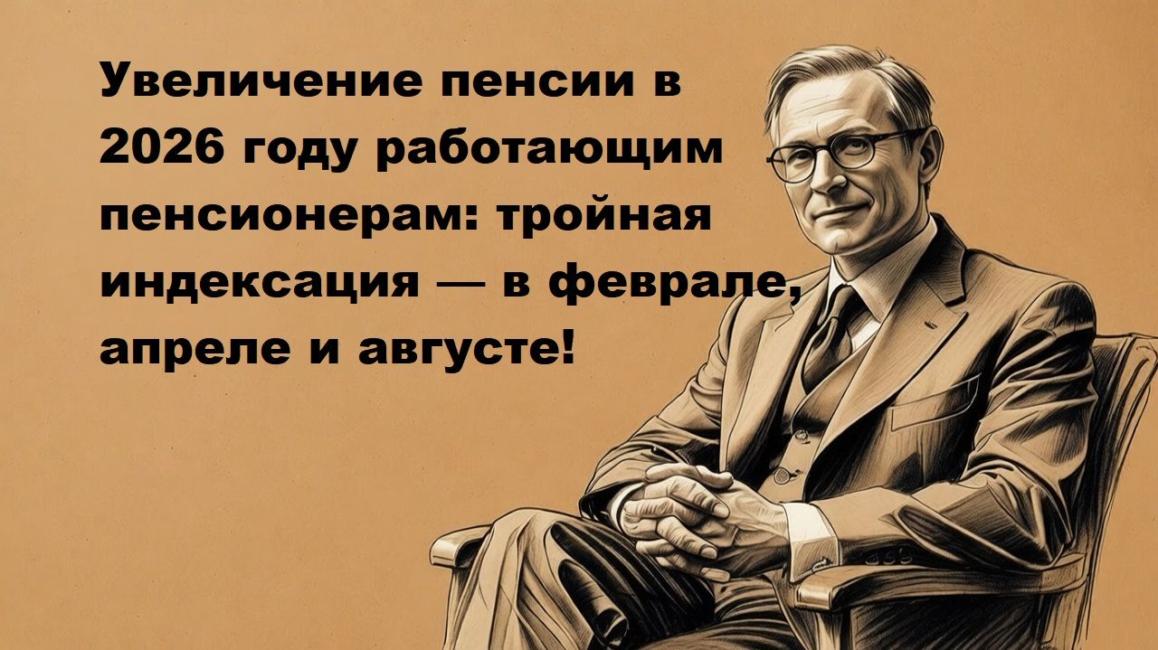 Увеличение пенсии в 2026 году работающим пенсионерам смотреть онлайн