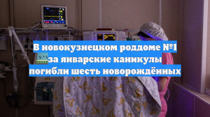 В новокузнецком роддоме №1 за январские каникулы погибли шесть новорождённых