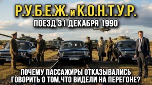 ИСЧЕЗНУВШИЙ ПОЕЗД 31 ДЕКАБРЯ 1990 - К.О.Н.Т.У.Р. и Р.У.Б.Е.Ж.