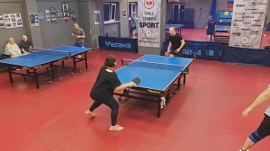 Звергздин А. (680) - Нельсон Д. (684) 08.01 настольный теннис Любительский турнир