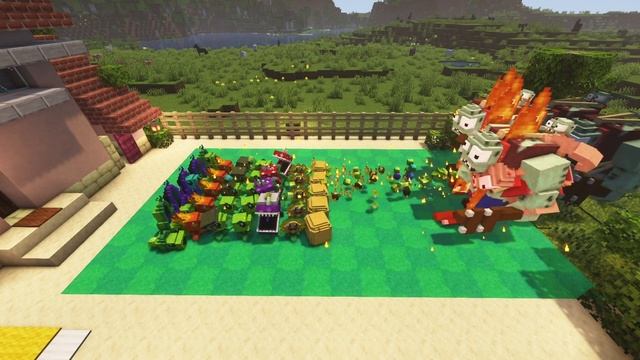 PvZ in Minecraft смотреть онлайн