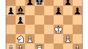 Александр Алехин гениально выигрывает в окончании со слоном против коня